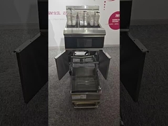 OFE-239L 전기 두 냄비 3 바구니 오일 필터 시스템 프라이어와 터치 스크린 패널