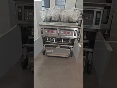 OFE-413 전문 디지털 컴퓨터 패널 4 탱크 4 바구니 28KW 304SUS 전기 칩 오픈 프라이어