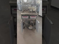 OFE-215 두 개의 냄비 15L * 2 작은 용량 28kw 기름 절약 오일 필터와 전기 오픈 프라이터