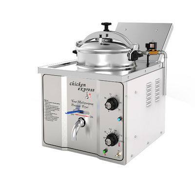 기계 패널 16L 3KW 220V/110V 치킨 익스프레스 테이블 최고 압력 프라이어