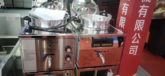 디지털 패널 16L 3KW 220V/110V 치킨 익스프레스 카운터 최고 압력 프라이어