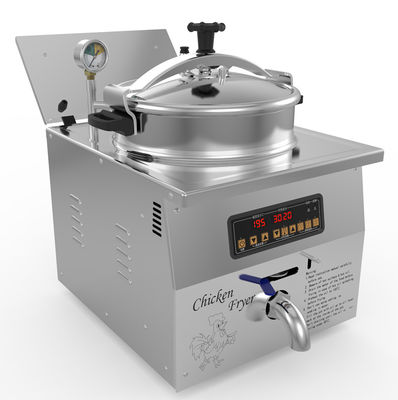디지털 패널 16L 3KW 220V/110V 치킨 익스프레스 카운터 최고 압력 프라이어