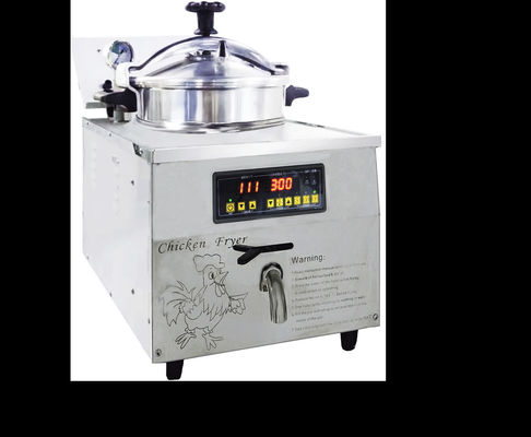 디지털 패널 16L 3KW 220V/110V 치킨 익스프레스 카운터 최고 압력 프라이어