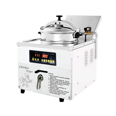 디지털 패널 16L 3KW 220V/110V 치킨 익스프레스 카운터 최고 압력 프라이어