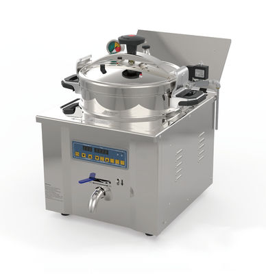 디지털 패널 22L 3.5KW 220V 치킨 익스프레스 테이블 톱 카운터 최고 압력 프라이어