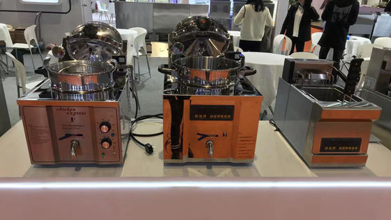 디지털 패널 22L 3.5KW 220V 치킨 익스프레스 테이블 톱 카운터 최고 압력 프라이어