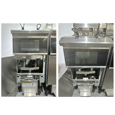 14.3kw 전력 터치 스크린 스마트 패널 오일 필터 380V / 50hz ~ 60hz 상업용 전기 오픈 프라이어