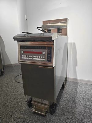 한 냄비 두 바구니 26L 14KW 380V 오일 필터레이션 전기 오픈 딥 프라이어
