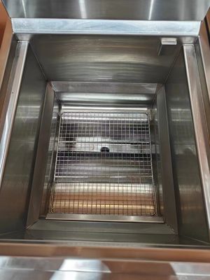 가스 난방 220V 디지털 컴퓨터 패널 한 냄비 두 바구니 열 Deep Fryer