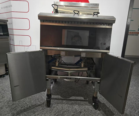 스마트 터치 패널 21.4KW 380V CE 인증과 함께 오일 필터레이션 전기 오픈 딥 프라이어