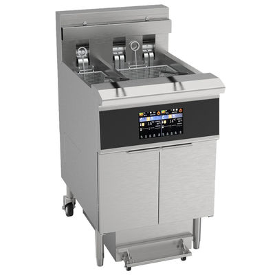 스마트 터치 패널 21.4KW 380V CE 인증과 함께 오일 필터레이션 전기 오픈 딥 프라이어