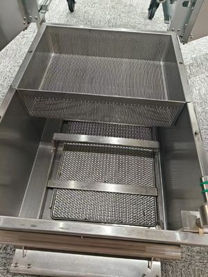 21.4KW 더블 탱크 11.6L + 21.5L 디지털 컴퓨터 패널 전기 칩 오픈 프라이어 머신