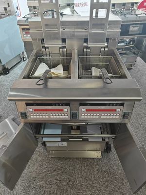디지털 컴퓨터 패널 자동 승강장 두 냄비 네 바구니 전기 오픈 칩 프라이어