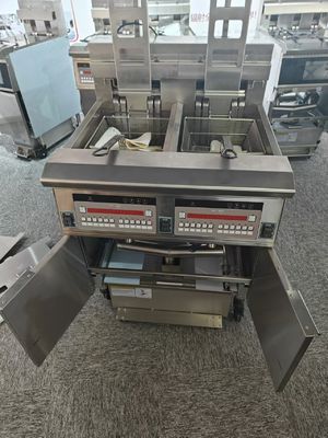 디지털 컴퓨터 패널 자동 승강장 두 냄비 네 바구니 전기 오픈 칩 프라이어