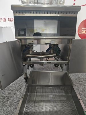 전기 두 냄비 3 바구니 오일 필터 시스템과 터치 스크린 패널 프라이어