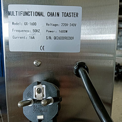 1패스트 푸드 레스토랑용.6kW 빵 토스터 기계