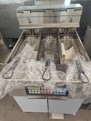 3 Pots 3 Baskets 21KW 전기 디지털 오픈 프라이어