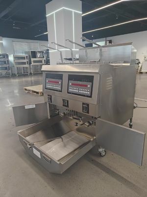 OFG-322 디지털 컴퓨터 패널 2개 냄비 4개 바스켓 자동 튀김기 가스 오픈 튀김기