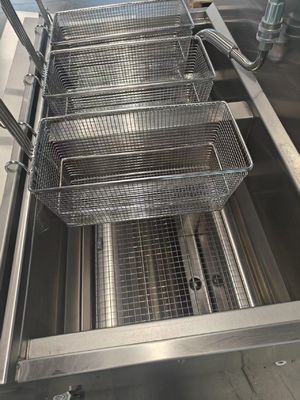 OFG-322 디지털 컴퓨터 패널 2개 냄비 4개 바스켓 자동 튀김기 가스 오픈 튀김기