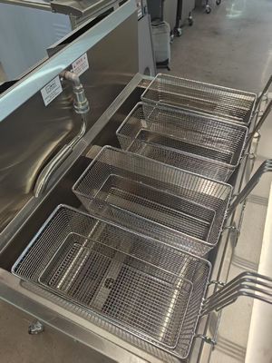 OFG-322 디지털 컴퓨터 패널 2개 냄비 4개 바스켓 자동 튀김기 가스 오픈 튀김기