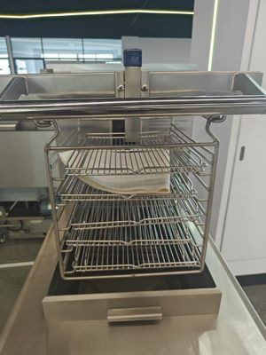 8HD 전기 스마트 터치 패널 55L 5 프라이 트레이 큰 생산성 17KW 오픈 딥 프라이어