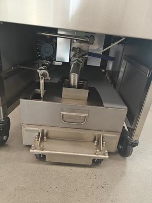 304SUS 17KW 380V 디지털 컴퓨터 패널 팩 프라이어 산업용 8HD 전기 오픈 딥 프라이어